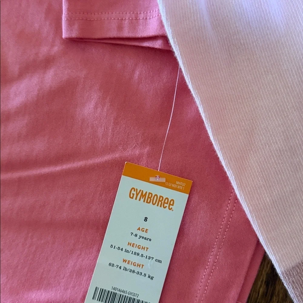 GYMBOREE long sleeved shirt, tights, sweater & tulle skirt size medium (7-8) NWT